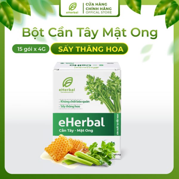 Bột Cần tây Mật ong Eherbal sấy thăng hoa