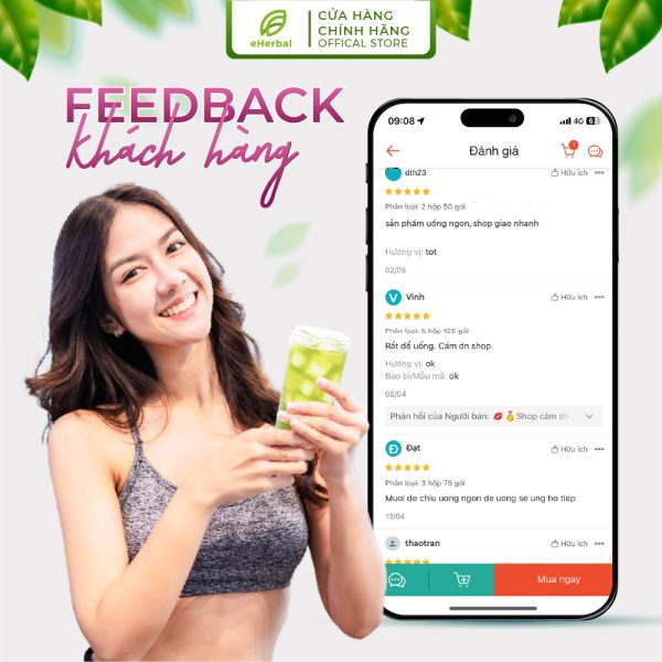 Bột Tía tô mật ong eHerbal sấy thăng hoa - Hình ảnh 4