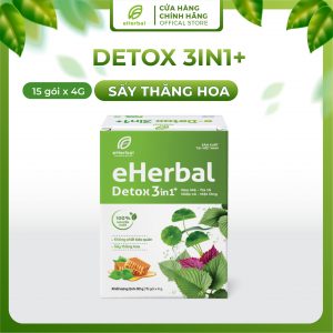 Detox 3in1+ Eherbal (Rau má, Diếp cá, Tía tô – Mật ong)