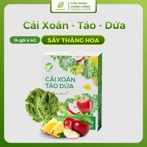 Bột Cải xoăn – Táo – Dứa Eherbal sấy thăng hoa