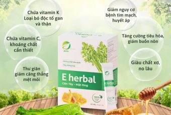 Bột Cần Tây Mật Ong Eherbal Có Tác Dụng Gì Không?