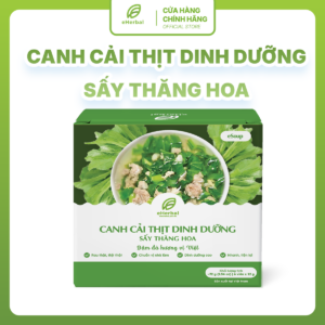 eSoup Canh cải thịt sấy thăng hoa eHerbal