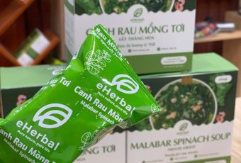 Canh Rau Mồng Tơi Sấy thăng hoa (Hộp 6 gói)