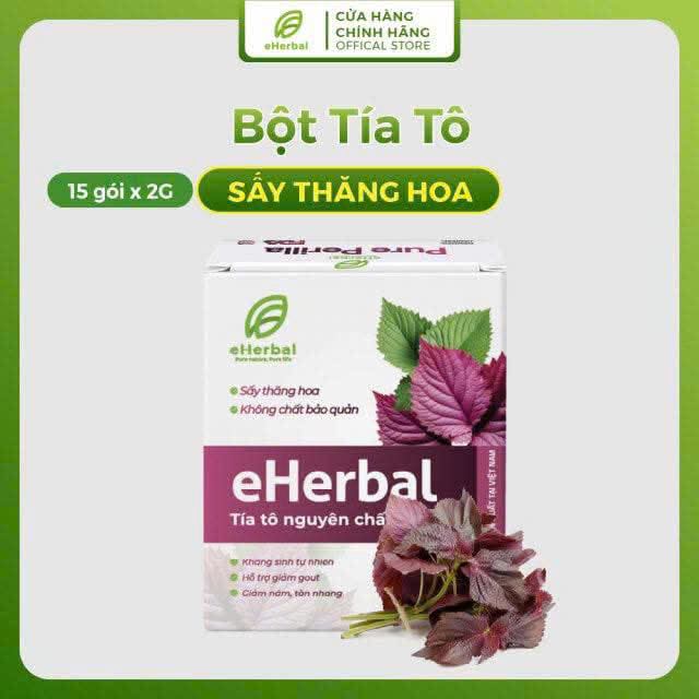 BỘT TÍA TÔ SẤY THĂNG HOA – HỘP 30g(15gói x 2g)