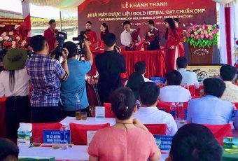 EHERBAL CHÍNH THỨC KHAI TRƯƠNG NHÀ MÁY DƯỢC LIỆU GOLD EHERBAL ĐẠT CHUẨN GMP