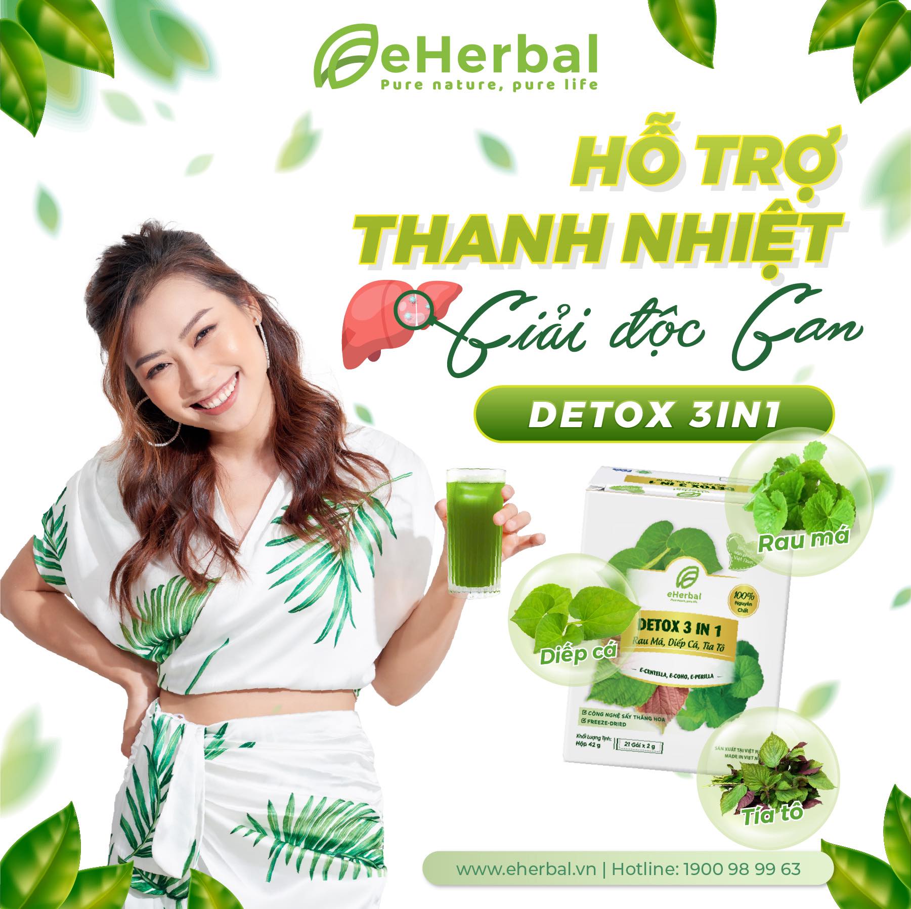 DETOX 3in1 – Thanh mát từ thiên nhiên, nhẹ nhàng từ bên trong