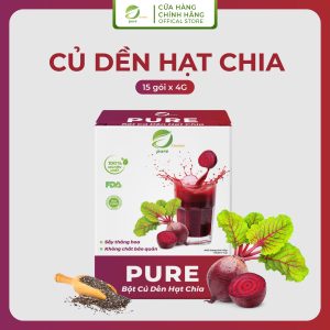 Bột củ dền hạt chia