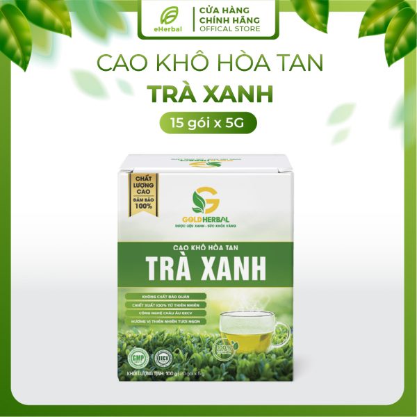 Cao khô hòa tan Trà xanh