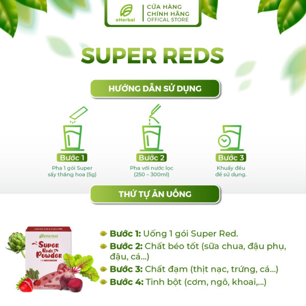 Bột quả đỏ năng lượng (Super reds powder) - Ảnh 2