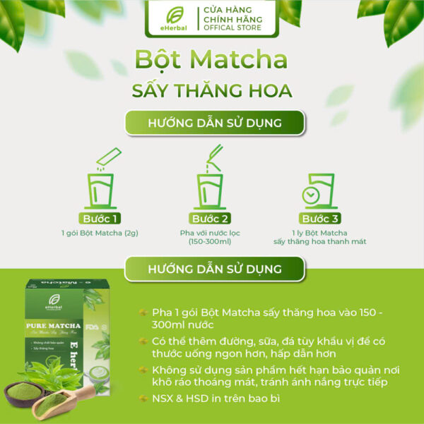Bột Matcha nguyên chất - PURE MATCHA - Ảnh 3