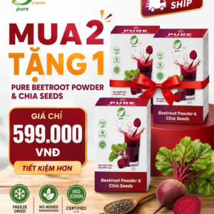 Bột củ dền hạt chia – Hộp 60g (4g/1 gói)