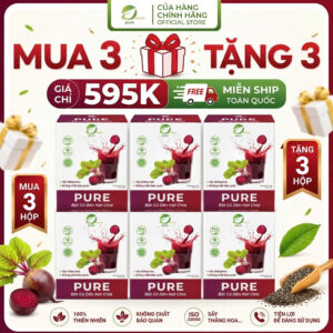 Bột củ dền hạt chia – Hộp 60g (4g/1 gói)