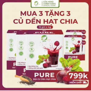 Bột củ dền hạt chia – Hộp 60g (4g/1 gói)