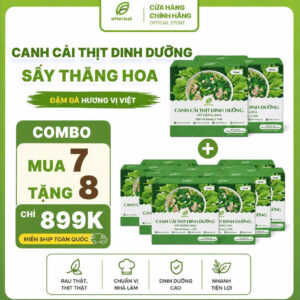 eSoup Canh cải thịt sấy thăng hoa