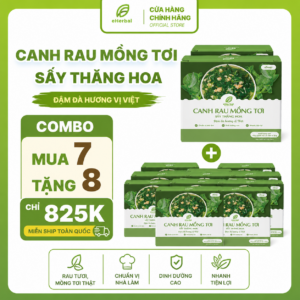 eSoup Canh rau mồng tơi sấy thăng hoa eHerbal