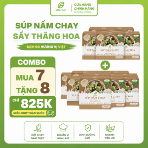 eSoup Nấm Chay Sấy thăng hoa (Hộp 6 gói)