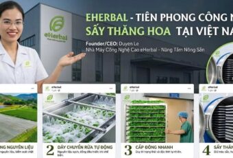 EHERBAL TÌM KIẾM ĐỐI TÁC PHÁT TRIỂN VÀ SỬ DỤNG BỘT NGUYÊN LIỆU RAU CỦ QUẢ