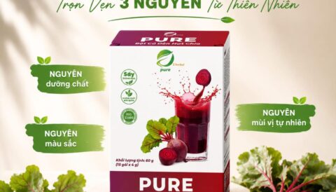 ❤️ GIỮ TRỌN SẮC ĐỎ TỰ NHIÊN – CỦ DỀN HẠT CHIA PURE